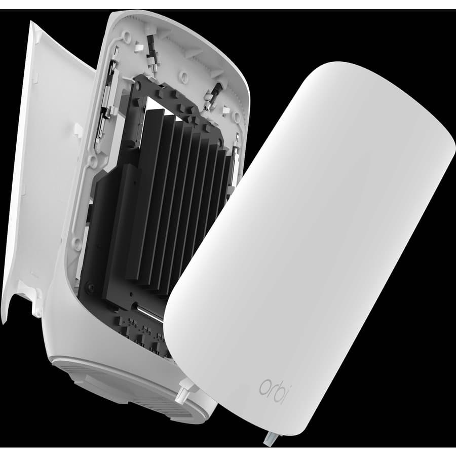 Netgear Orbi RBS760 desktop mesh satellite with dual-band wireless and Gigabit Ethernet