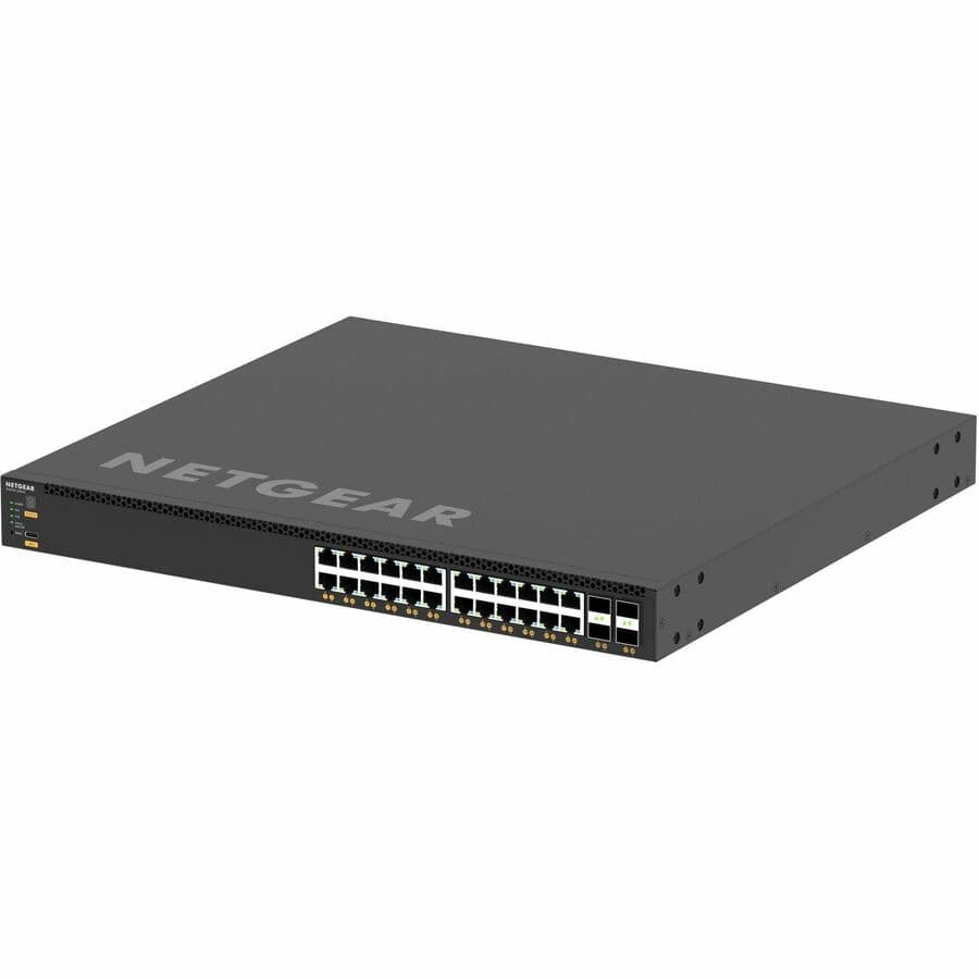 Netgear M4350-24X4V managed data center switch with 24 ports and 4 SFP+ uplinks