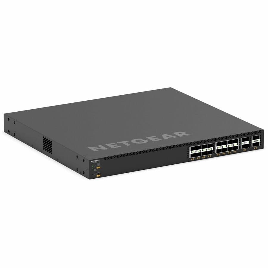 Netgear M4350-16V4C TAA managed data center switch with 16 ports, 10GbE, and 1U rack-mount design