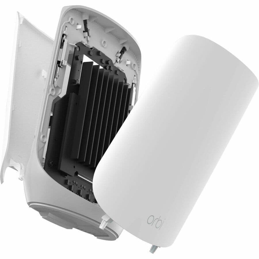 NETGEAR Orbi AX4200 mesh WiFi system with one router and two satellites for whole-home coverage