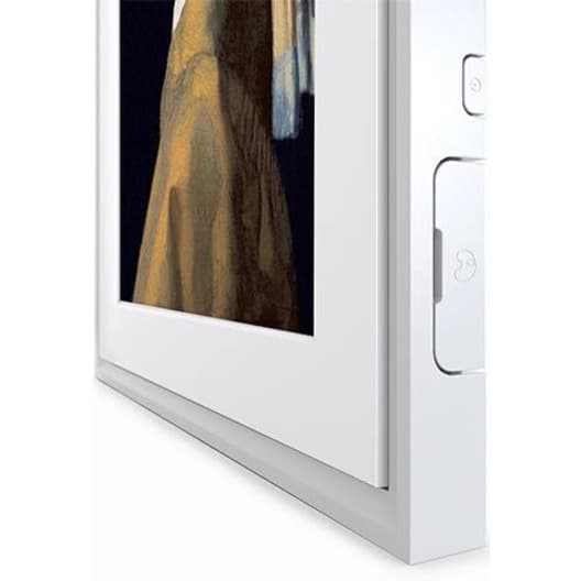 Netgear Meural Canvas II 27 in. smart art frame with white 19x29 frame