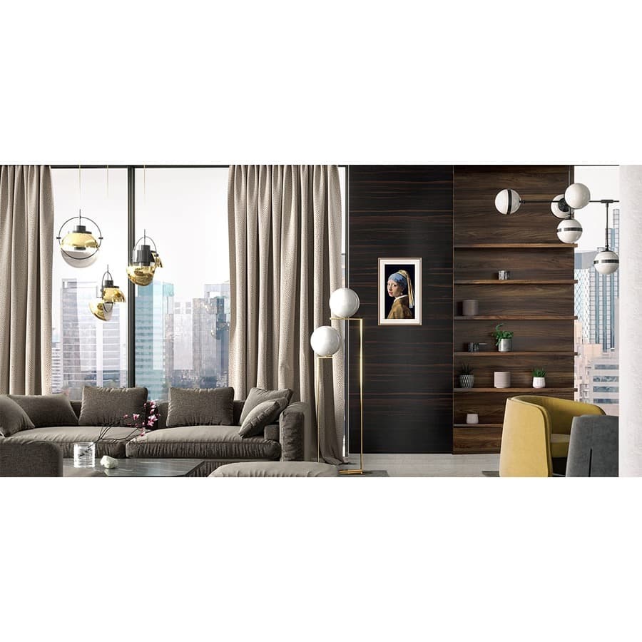 Meural Canvas II smart art frame with 27 inch display and 19 x 29 walnut Winslow frame