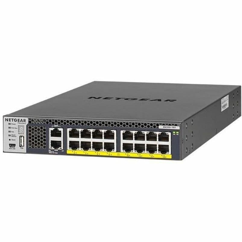 NETGEAR XSM4316PA-100NES M4300-16X managed switch with APS299W PSU support