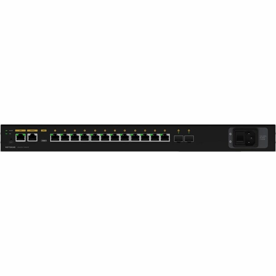 Netgear M4250 12M2XF managed switch with 12 ports and 2 x 10G SFP+ uplinks