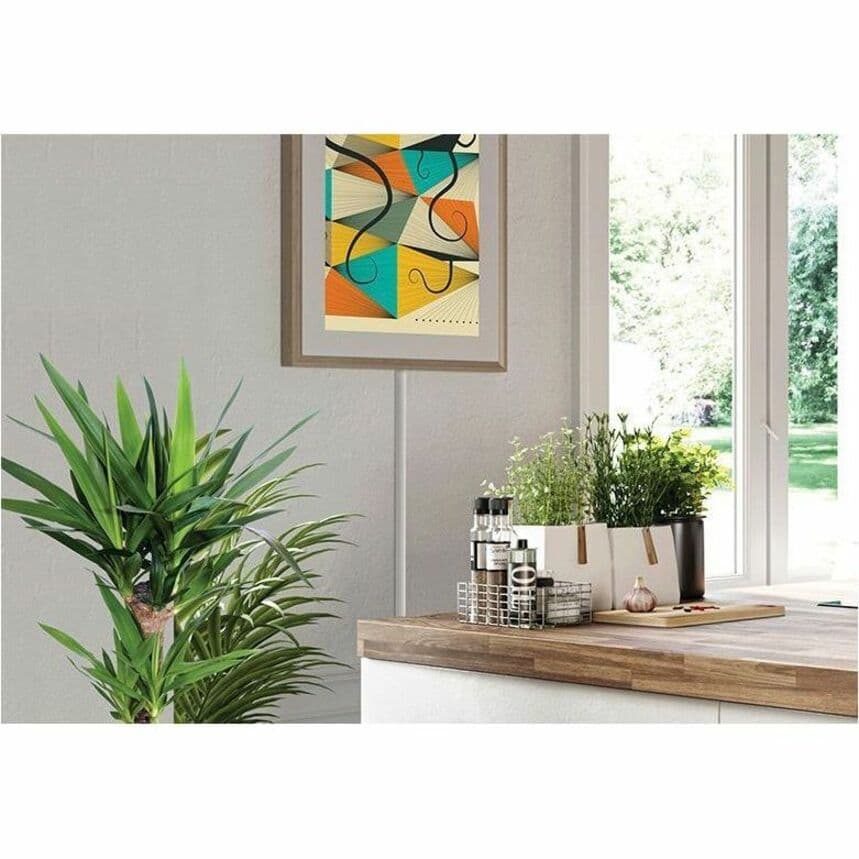 Netgear Meural II swivel mount in black for organized wall-mounted display installation