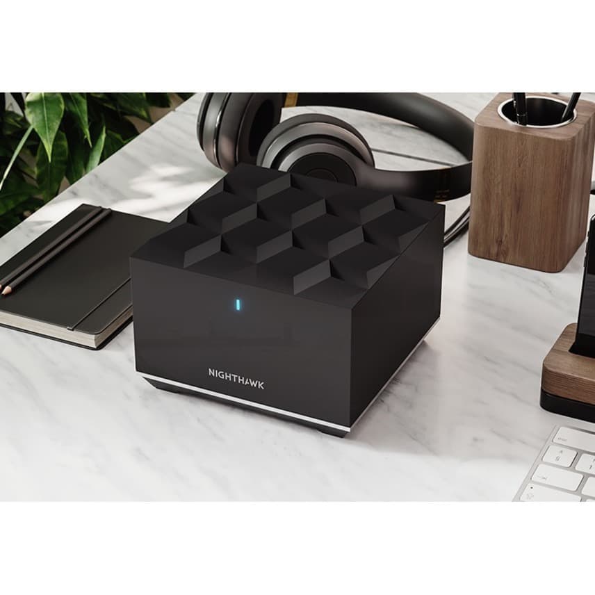 Netgear Nighthawk MS80-100NAS tri-band WiFi 6 mesh system for whole-home coverage