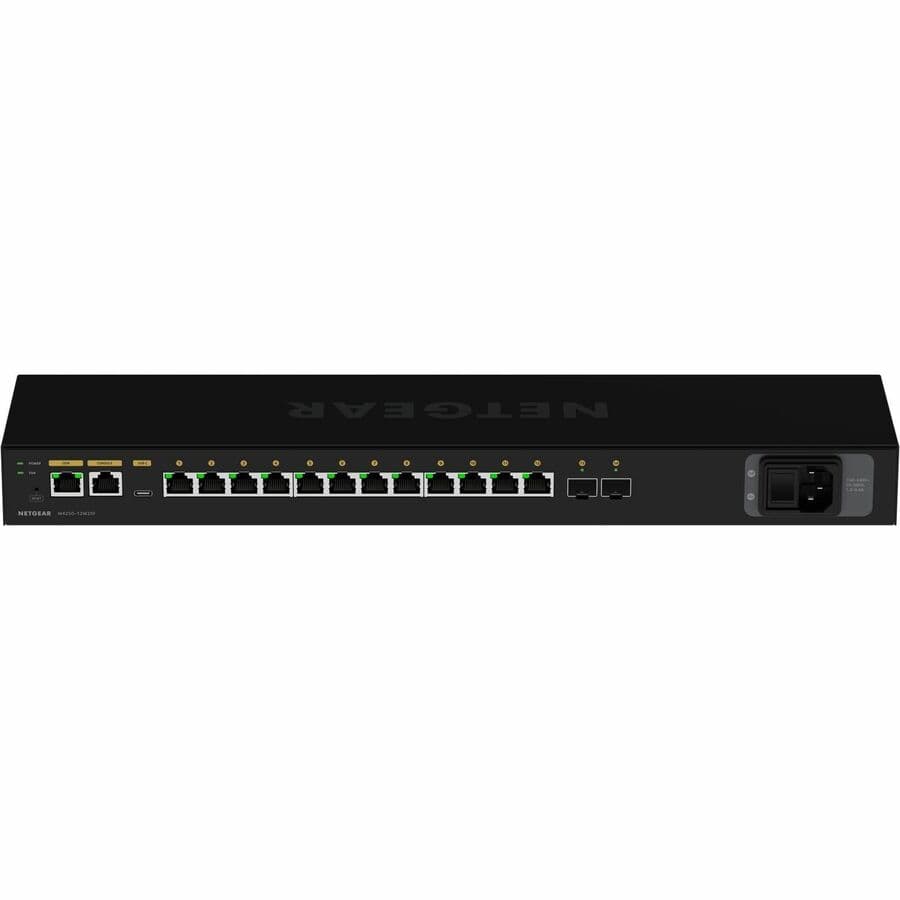 Netgear M4250 12M2XF managed switch with 12 ports and 2 x 10G SFP+ uplinks