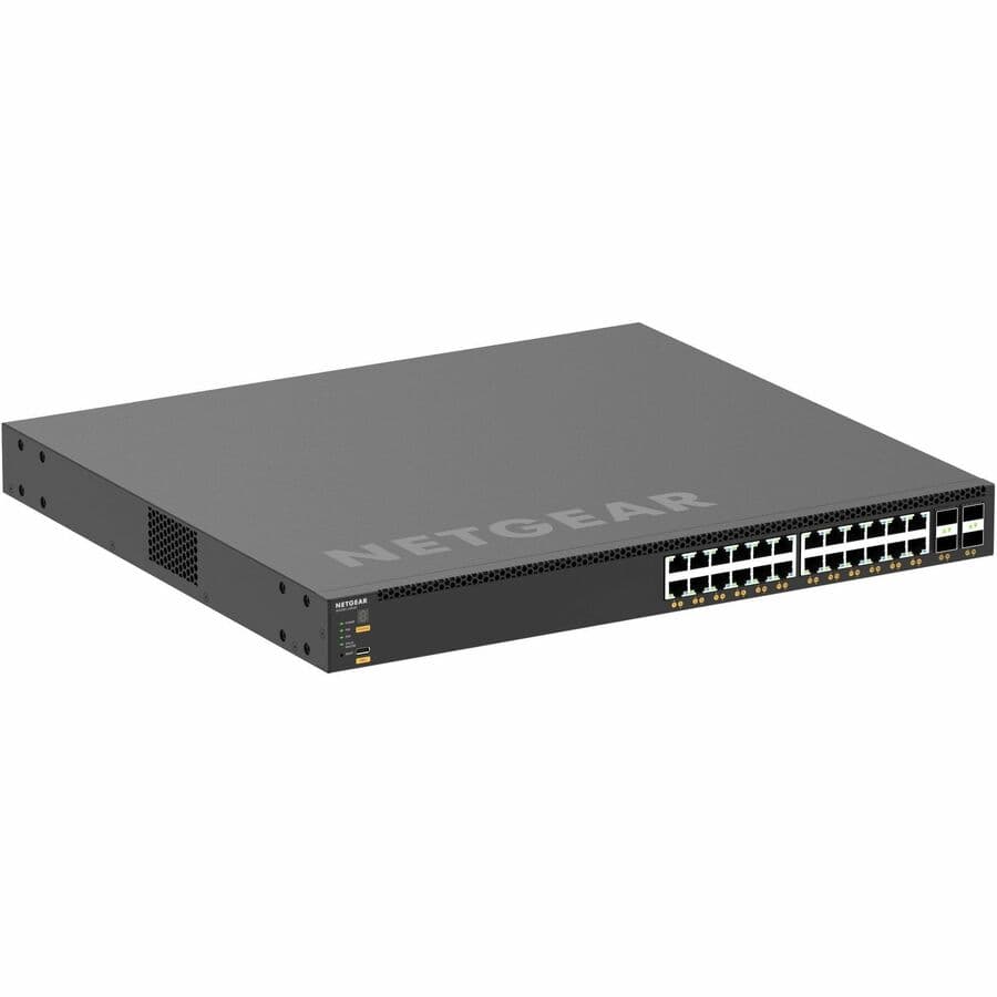 Netgear M4350-24X4V managed data center switch with 24 ports and 4 SFP+ uplinks