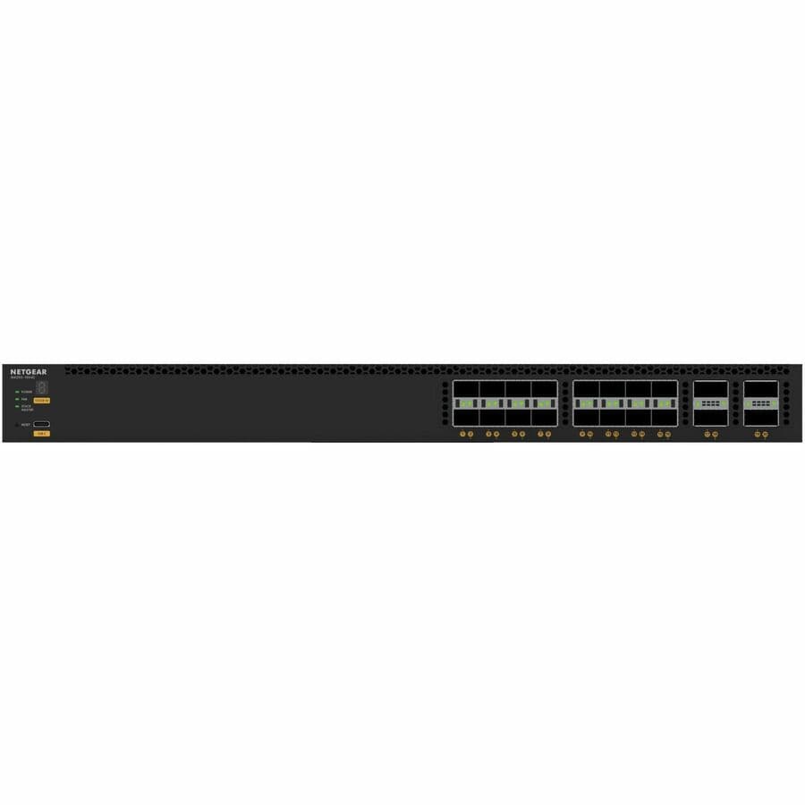 Netgear M4350-16V4C TAA managed data center switch with 16 ports, 10GbE, and 1U rack-mount design