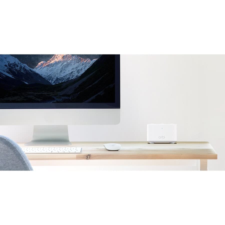 Netgear Orbi RBK12-100NAS whole home mesh WiFi system for up to 1.2 Gbps coverage