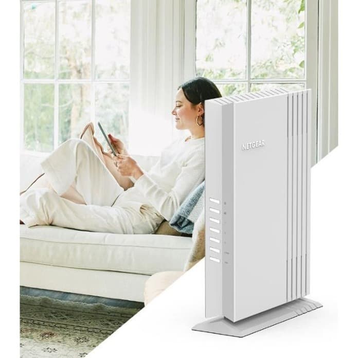 Netgear WAX202B-100NAS Wi‑Fi 6 AX1800 dual-band indoor access point with 4 Gigabit Ethernet ports