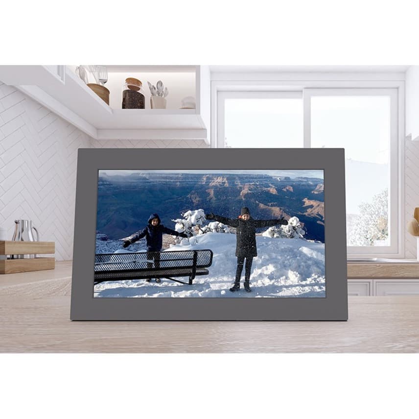 Netgear Meural WiFi digital photo frame displaying art on a 15.6-inch screen