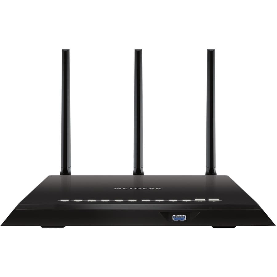 NETGEAR Nighthawk AC2600 Smart WiFi Router R7450 desktop router with dual-band gigabit Ethernet