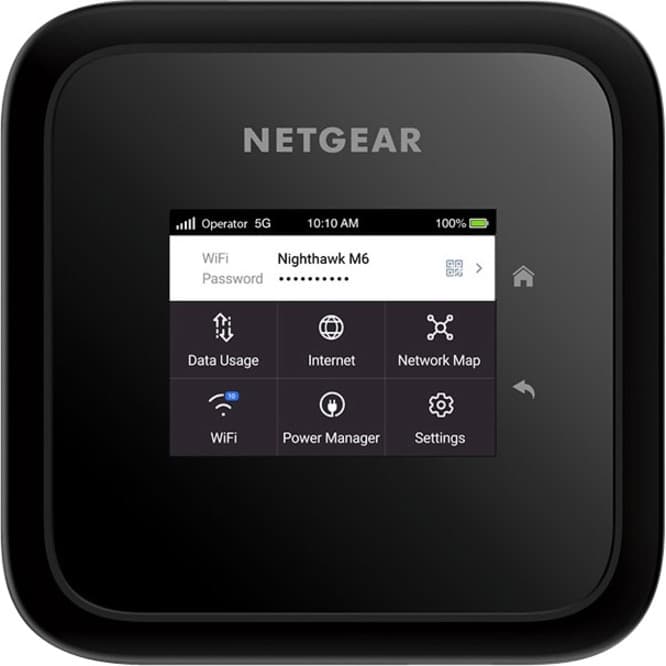 NETGEAR Nighthawk M6 MR6150 5G Wi‑Fi 6 mobile hotspot router with Gigabit Ethernet