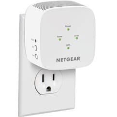 Netgear EX6110 AC1200 WiFi range extender plug-in model for extending dual-band coverage