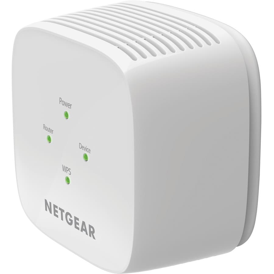 Netgear EX6110 AC1200 WiFi range extender plug-in model for extending dual-band coverage
