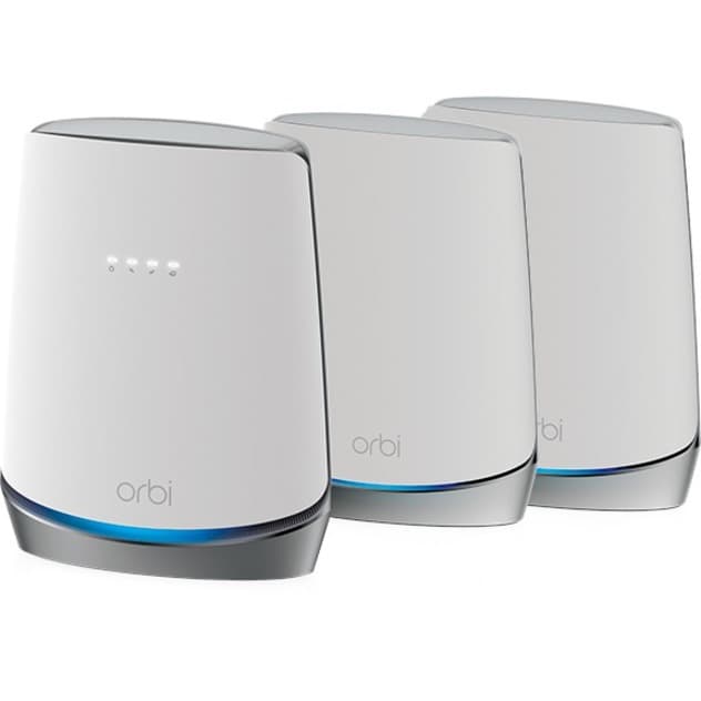 Netgear Orbi WiFi 6 DOCSIS 3.1 cable modem bundle for whole-home mesh coverage