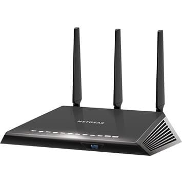NETGEAR Nighthawk AC1900 Smart WiFi Router R6900 desktop router with dual-band gigabit Ethernet