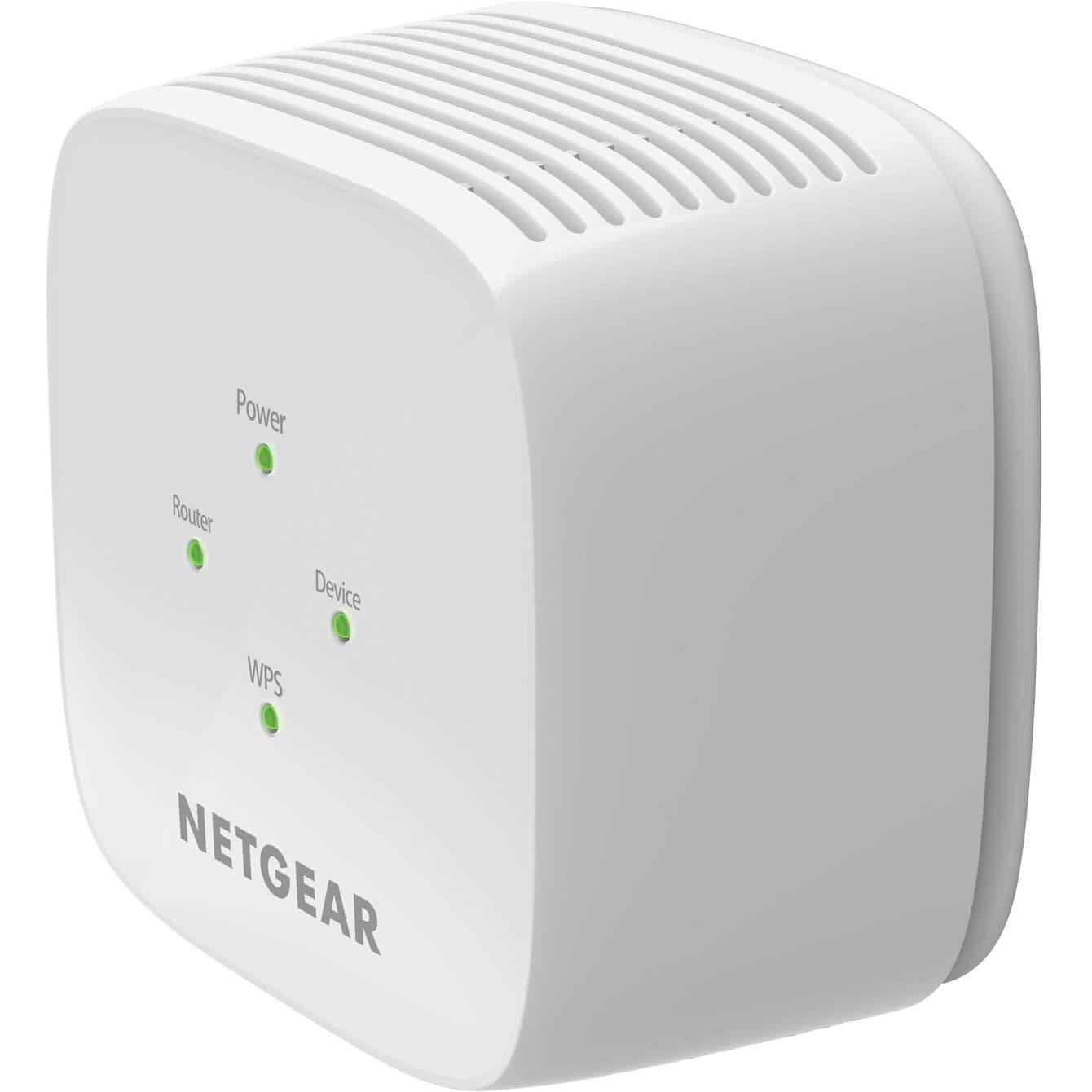 Netgear EX6110 AC1200 WiFi range extender plug-in model for extending dual-band coverage