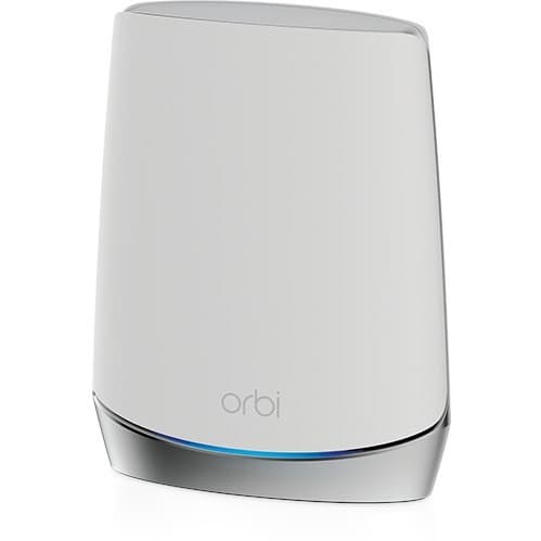 Netgear Orbi RBK753-100NAS AX4200 tri-band WiFi 6 mesh router bundle with two satellites
