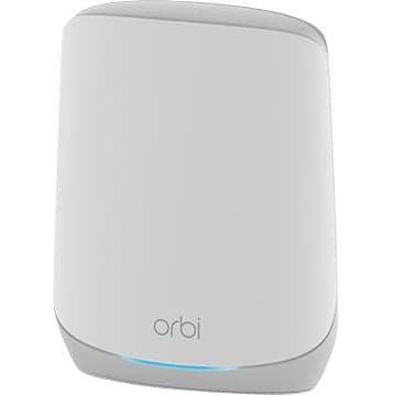 Netgear Orbi RBS760 desktop mesh satellite with dual-band wireless and Gigabit Ethernet