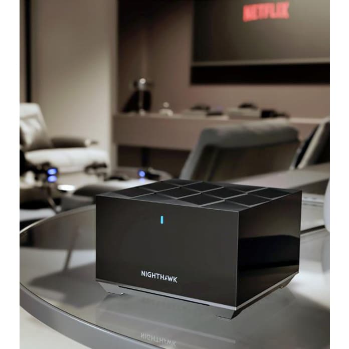 Netgear Nighthawk MS80-100NAS tri-band WiFi 6 mesh system for whole-home coverage