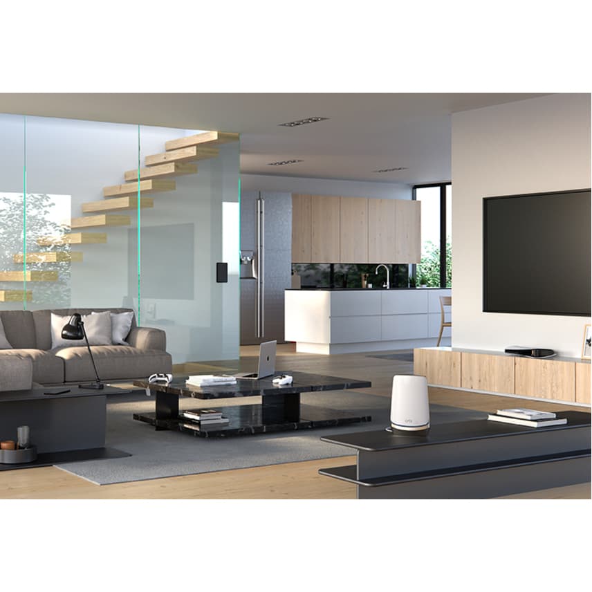 Netgear RBKE963-100NAS WiFi 6E tri-band mesh router system for whole-home coverage