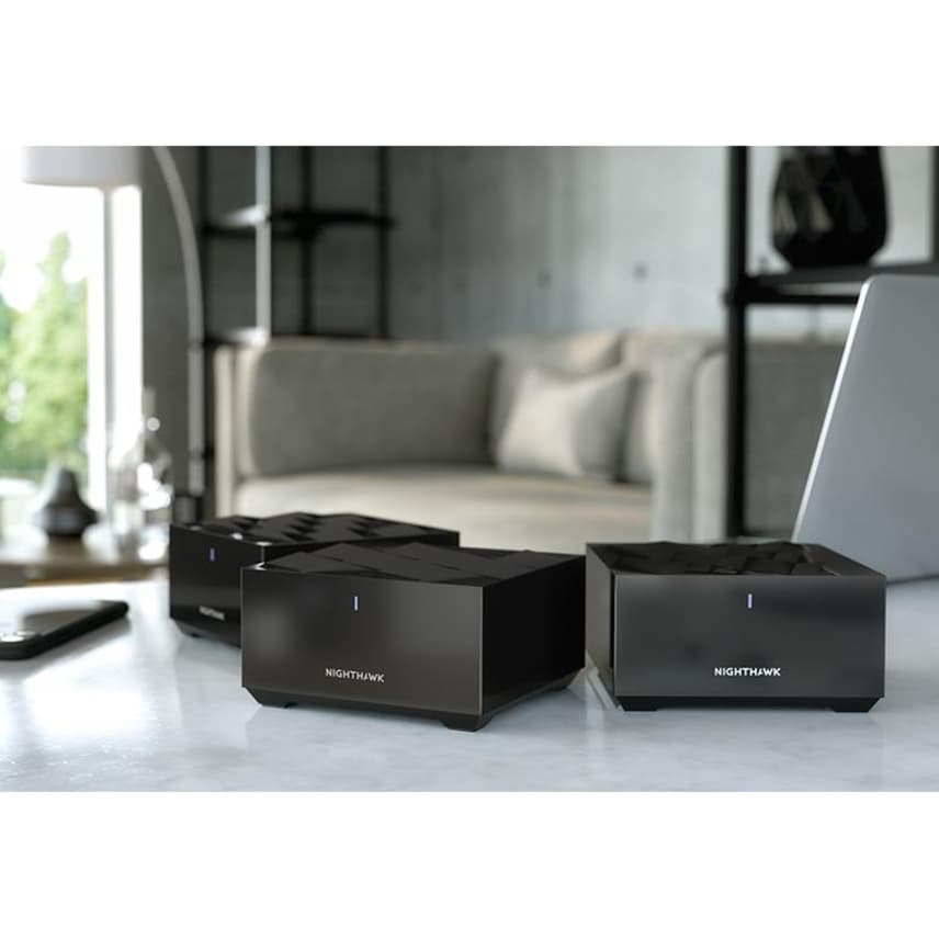 Netgear 4-node EasyMesh Wi-Fi 6 router bundle for whole-home wireless coverage