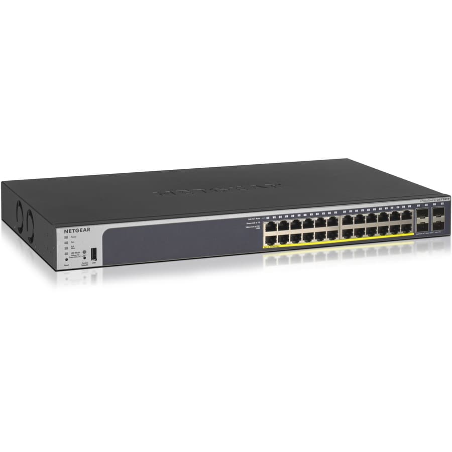 NETGEAR GS728TP-200NAS 24-Port Gigabit PoE+ Smart Switch | 4 SFP, 190 W