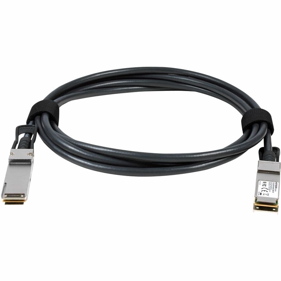Netgear 100g Qsfp28 to 100g Qsfp28 3-Meter Passive Dac Cable