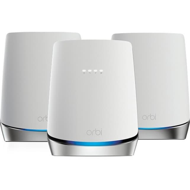 Netgear Orbi WiFi 6 DOCSIS 3.1 cable modem bundle for whole-home mesh coverage