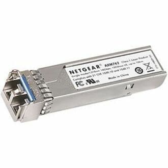 NETGEAR ProSafe AXM762-10000S 10GBASE-LR SFP+ LC transceiver for 10 GbE single-mode fiber links