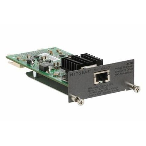 NETGEAR ProSafe AX745-10000S 10GBASE-T RJ45 I/O module for 10 GbE copper networking