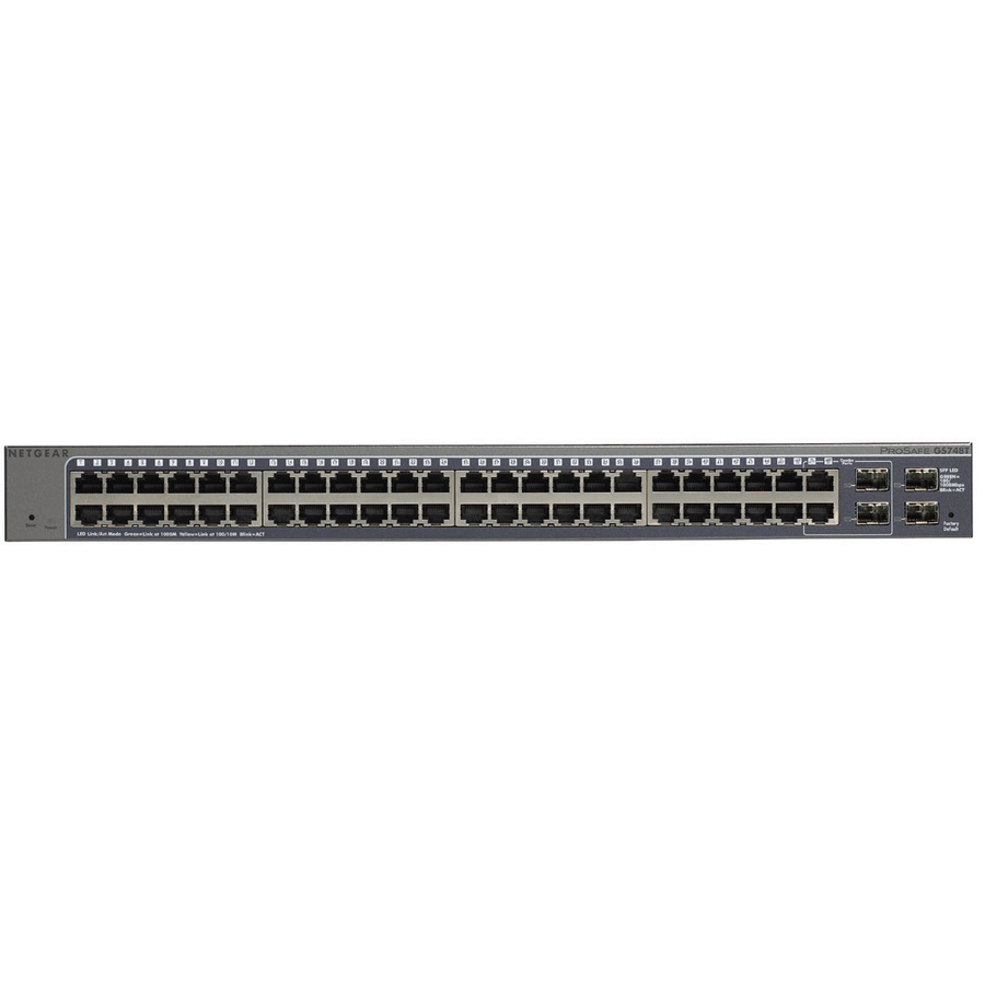 NETGEAR PROSAFE GS748T-500NAS 48-port Gigabit smart managed switch for rack-mount networking