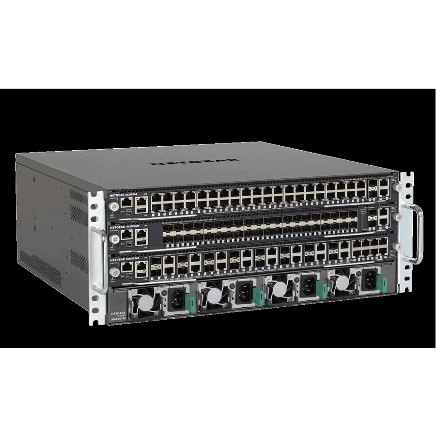 Netgear M6100-44G3-POE+ managed 44-port Gigabit PoE+ rack-mount switch