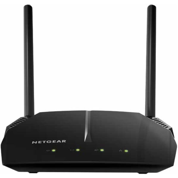 Netgear R6080 AC1000 dual-band WiFi router with 4 Ethernet ports