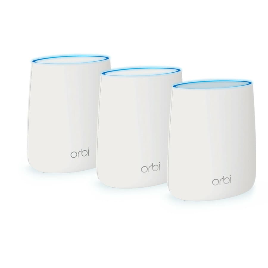 Netgear Orbi Whole Home AC2200 tri-band mesh Wi‑Fi system for whole-home coverage