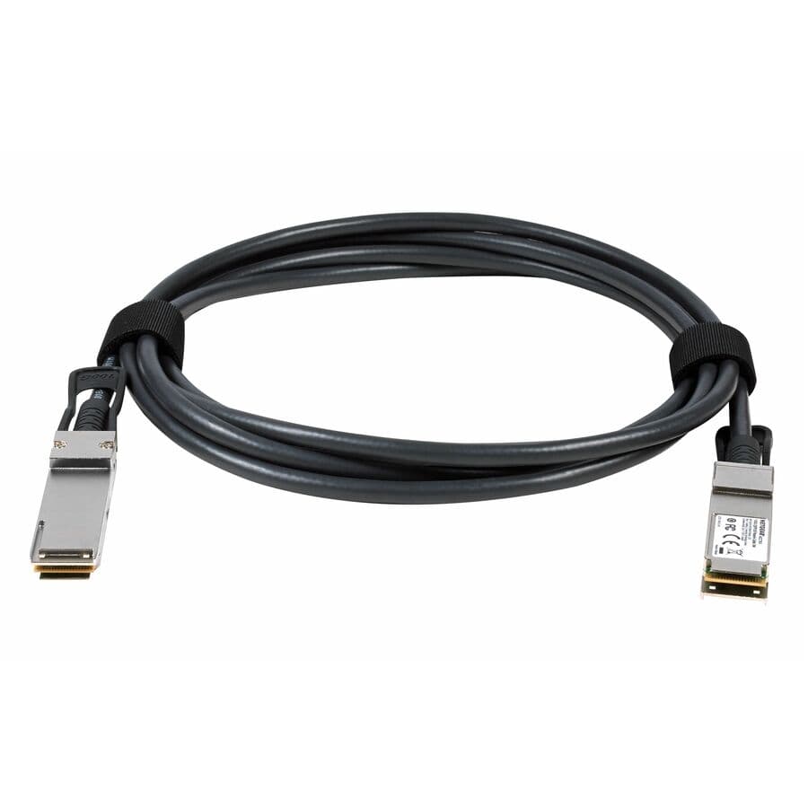 NETGEAR 100G QSFP28 to QSFP28 3-meter passive DAC cable for short-reach rack-to-rack connections