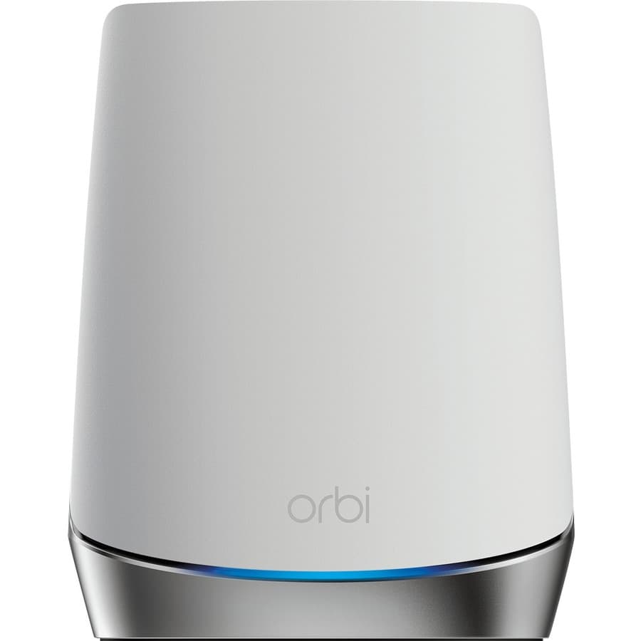 Netgear Orbi RBK753-100NAS AX4200 tri-band WiFi 6 mesh router bundle with two satellites