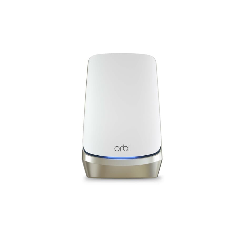 Netgear Orbi RBRE960 AXE11000 Wi‑Fi 6E tri-band mesh router for premium whole-home coverage