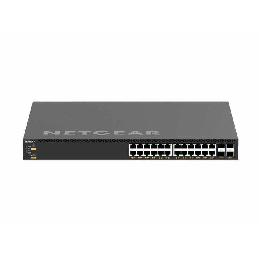 Netgear M4350-24X4V managed data center switch with 24 ports and 4 SFP+ uplinks