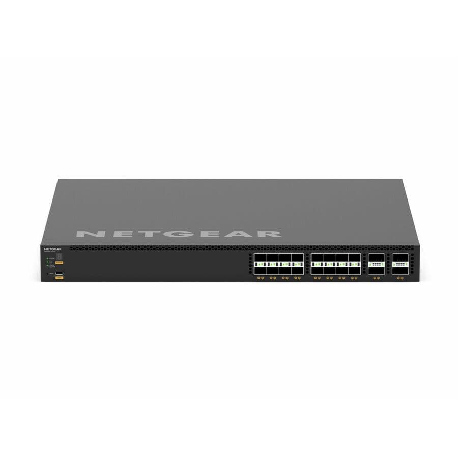 Netgear M4350-16V4C TAA managed data center switch with 16 ports, 10GbE, and 1U rack-mount design