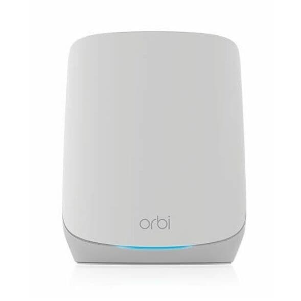 NETGEAR Orbi AX4200 mesh WiFi system with one router and two satellites for whole-home coverage