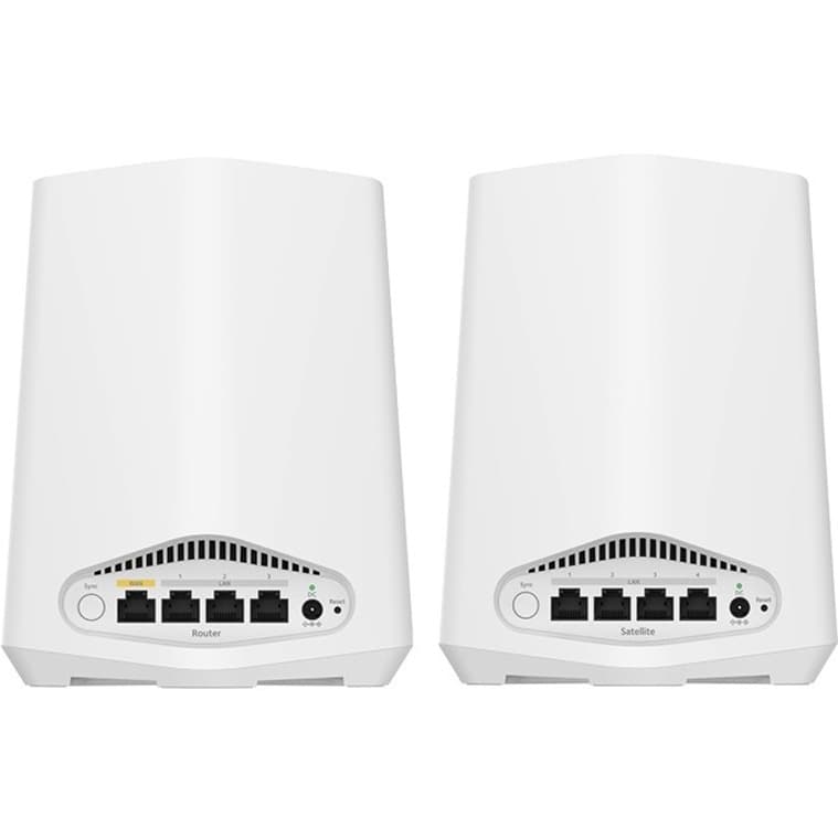 Netgear Orbi Pro WiFi 6 AX1800 4-point mesh system for business coverage