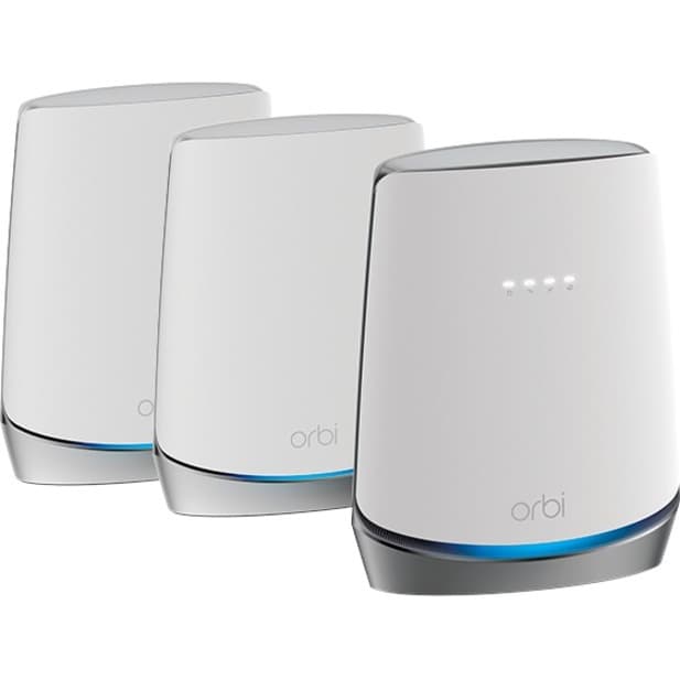 Netgear Orbi WiFi 6 DOCSIS 3.1 cable modem bundle for whole-home mesh coverage