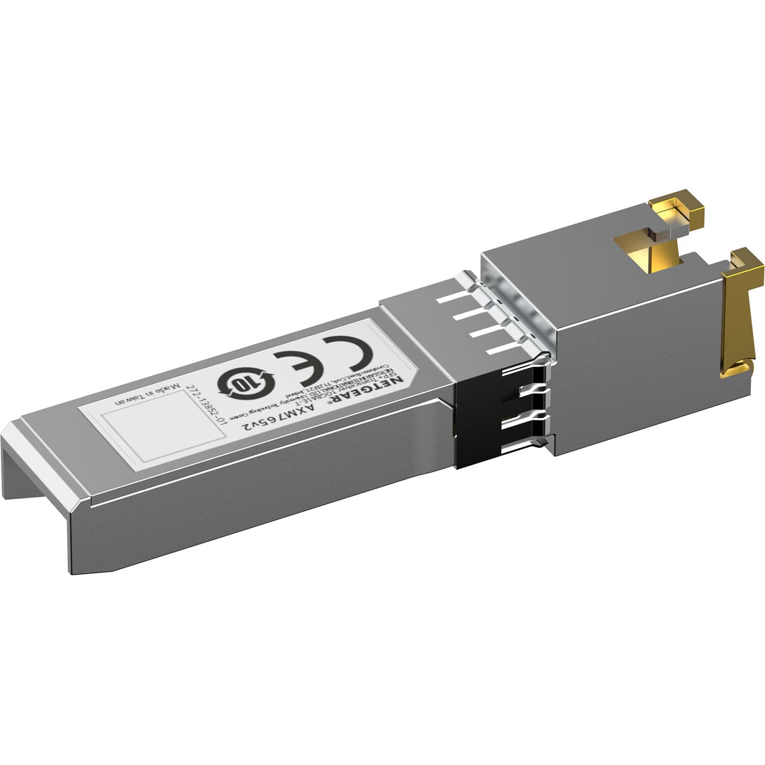 10GBASE-T SFP+ transceiver for 10 GbE copper networking with RJ-45 connectivity