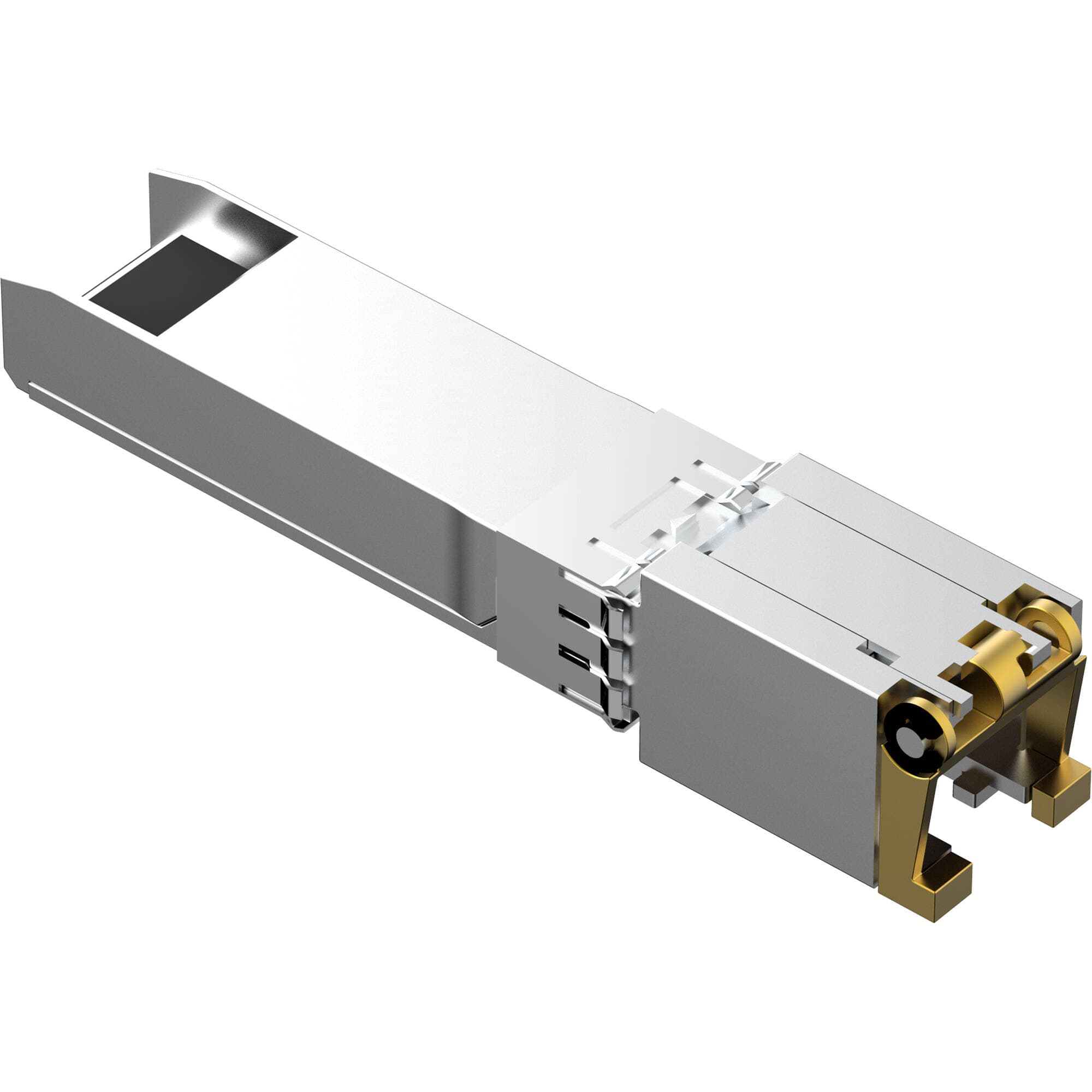 10GBASE-T SFP+ transceiver for 10 GbE copper networking with RJ-45 connectivity