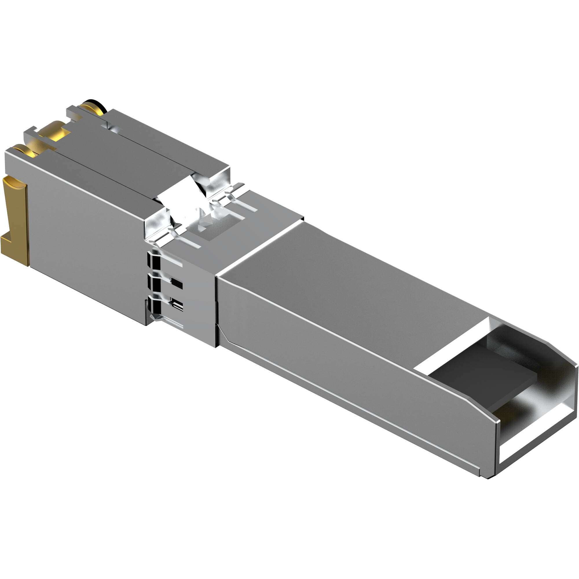 10GBASE-T SFP+ transceiver for 10 GbE copper networking with RJ-45 connectivity
