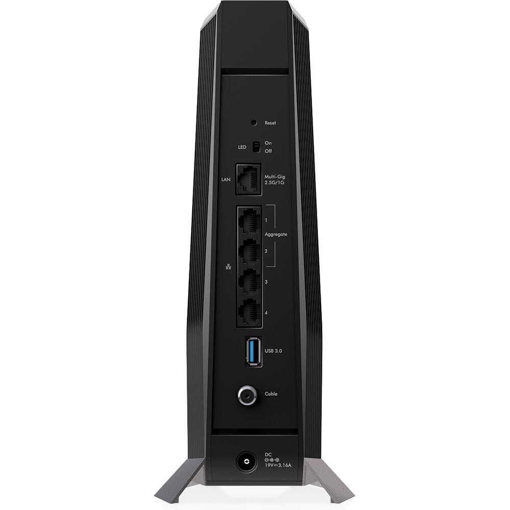 Netgear Nighthawk AX8 CAX80-100NAS WiFi 6 cable modem router