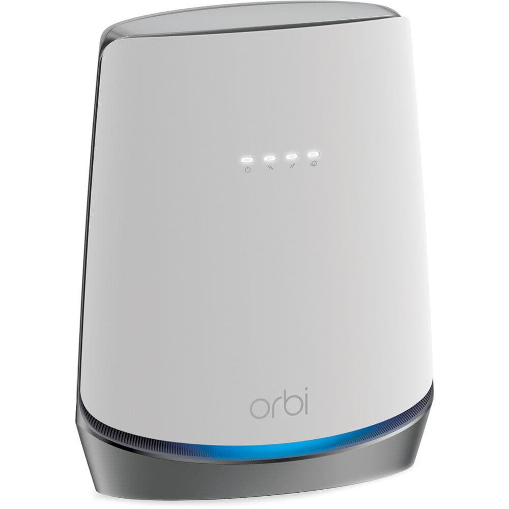 Netgear Orbi WiFi 6 mesh system with built-in cable modem for whole-home coverage
